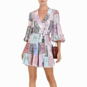 Zimmermann wrap mini dress